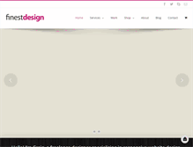 Tablet Screenshot of finestdesign.co.uk